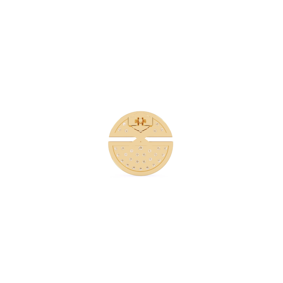 Fancy Round Cluster Stud Earrings For Her